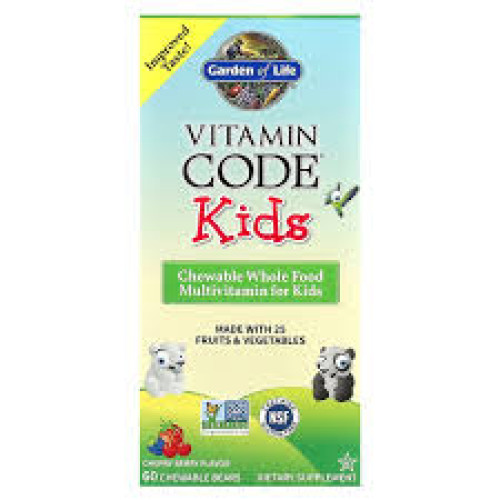 GARDEN OF LIFE VITAMIN CODE FOR KIDS